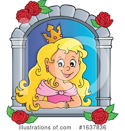 Royalty-Free (RF) Princess Clipart Illustration by visekart - Stock Sample #1637836