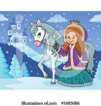 Royalty-Free (RF) Princess Clipart Illustration by visekart - Stock Sample #1695086
