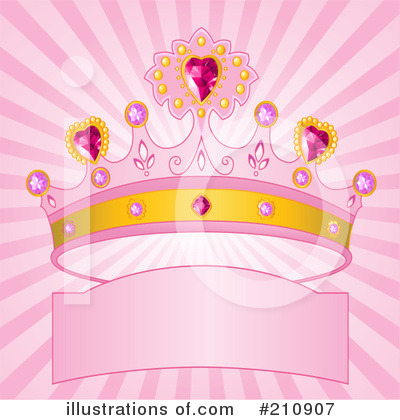 Royalty-Free (RF) Princess Clipart Illustration by Pushkin - Stock Sample #210907