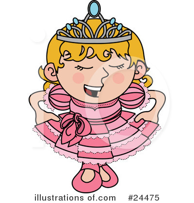 Royalty-Free (RF) Princess Clipart Illustration by AtStockIllustration - Stock Sample #24475