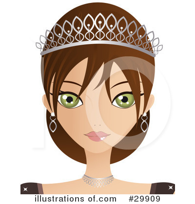 Royalty-Free (RF) Princess Clipart Illustration by Melisende Vector - Stock Sample #29909