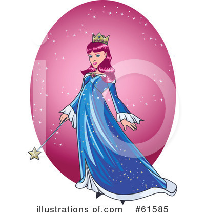 Royalty-Free (RF) Princess Clipart Illustration by r formidable - Stock Sample #61585