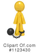 Prisoner Clipart #1123430 by Leo Blanchette