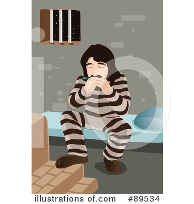 Royalty-Free (RF) Prisoner Clipart Illustration by mayawizard101 - Stock Sample #89534