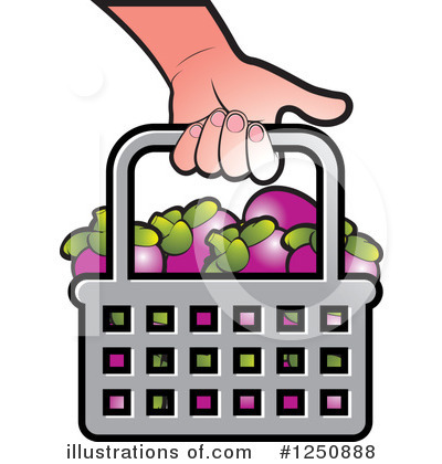 Shopping Basket Clipart #1250888 by Lal Perera