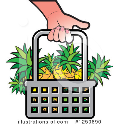 Shopping Basket Clipart #1250890 by Lal Perera