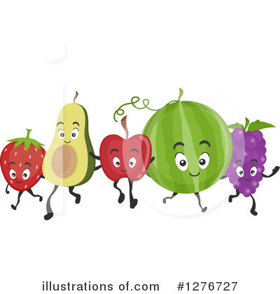 Watermelon Clipart #1276727 by BNP Design Studio