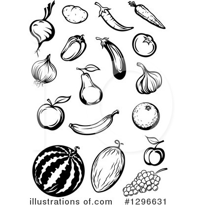 Royalty-Free (RF) Produce Clipart Illustration by Vector Tradition SM - Stock Sample #1296631