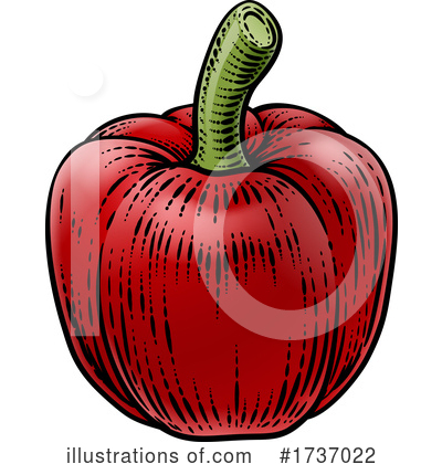 Bell Peppers Clipart #1737022 by AtStockIllustration