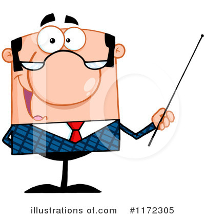 Caucasian Businessman Clipart #1172305 by Hit Toon
