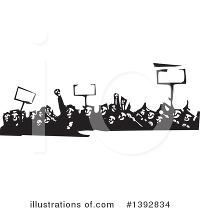 Royalty-Free (RF) Protest Clipart Illustration by xunantunich - Stock Sample #1392834