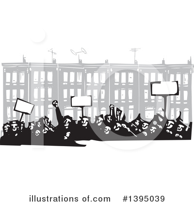 Royalty-Free (RF) Protest Clipart Illustration by xunantunich - Stock Sample #1395039