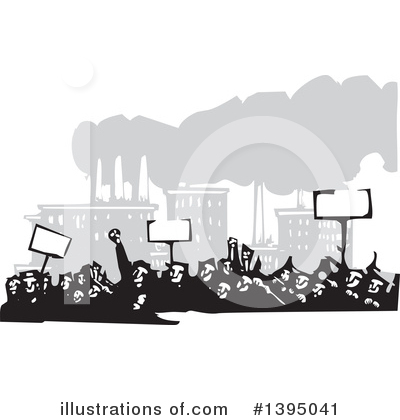 Royalty-Free (RF) Protest Clipart Illustration by xunantunich - Stock Sample #1395041