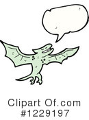 Pterodactyl Clipart #1229197 by lineartestpilot