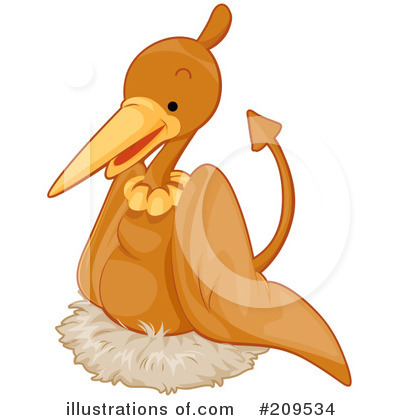 Pterosaur Clipart #209534 by BNP Design Studio