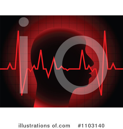 Heartbeat Clipart #1103140 by Andrei Marincas