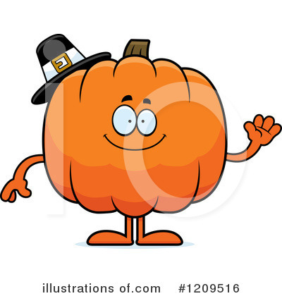 Royalty-Free (RF) Pumpkin Clipart Illustration by Cory Thoman - Stock Sample #1209516