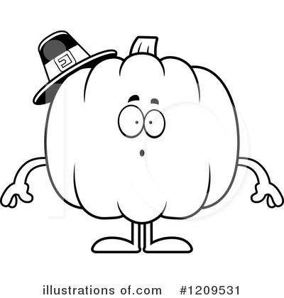 Royalty-Free (RF) Pumpkin Clipart Illustration by Cory Thoman - Stock Sample #1209531