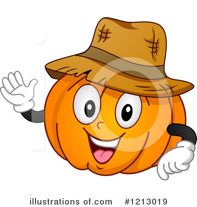 Royalty-Free (RF) Pumpkin Clipart Illustration by BNP Design Studio - Stock Sample #1213019
