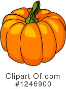 Pumpkin Clipart #1246900 by Vector Tradition SM