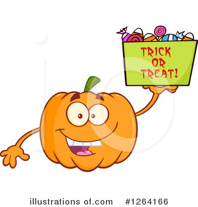 Royalty-Free (RF) Pumpkin Clipart Illustration by Hit Toon - Stock Sample #1264166