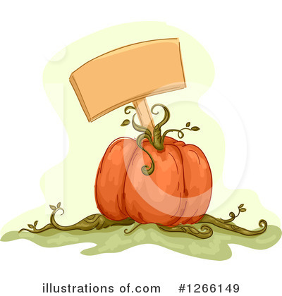 Royalty-Free (RF) Pumpkin Clipart Illustration by BNP Design Studio - Stock Sample #1266149