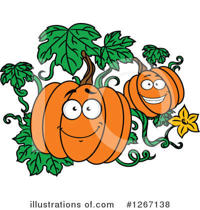 Royalty-Free (RF) Pumpkin Clipart Illustration by Vector Tradition SM - Stock Sample #1267138