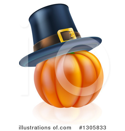 Royalty-Free (RF) Pumpkin Clipart Illustration by AtStockIllustration - Stock Sample #1305833