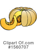 Pumpkin Clipart #1560707 by Lal Perera