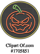 Pumpkin Clipart #1705851 by patrimonio