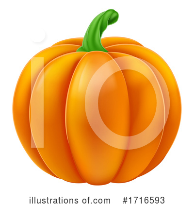 Royalty-Free (RF) Pumpkin Clipart Illustration by AtStockIllustration - Stock Sample #1716593