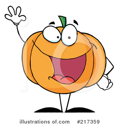 Royalty-Free (RF) Pumpkin Clipart Illustration by Hit Toon - Stock Sample #217359