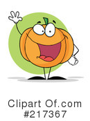 Pumpkin Clipart #217367 by Hit Toon