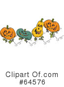 Pumpkin Clipart #64576 by Dennis Holmes Designs