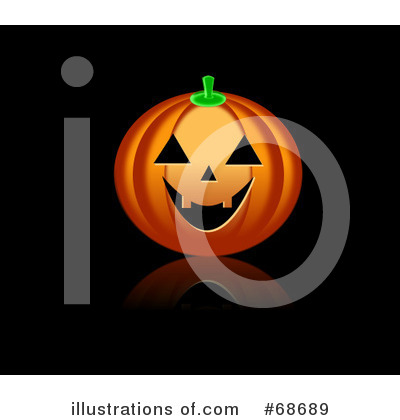 Royalty-Free (RF) Pumpkin Clipart Illustration by oboy - Stock Sample #68689