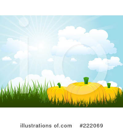 Royalty-Free (RF) Pumpkins Clipart Illustration by KJ Pargeter - Stock Sample #222069