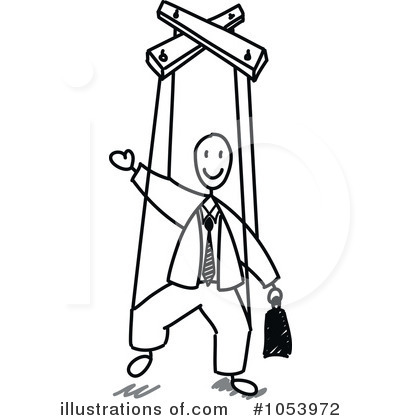 Royalty-Free (RF) Puppet Clipart Illustration by Frog974 - Stock Sample #1053972