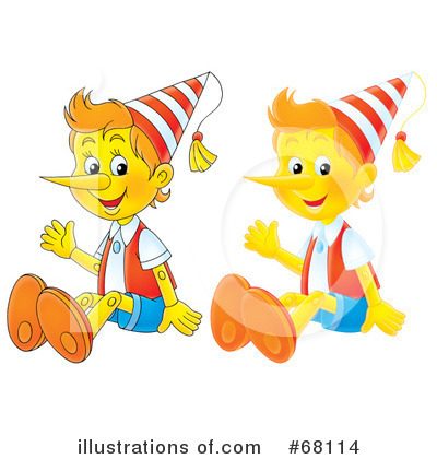 Royalty-Free (RF) Puppet Clipart Illustration by Alex Bannykh - Stock Sample #68114
