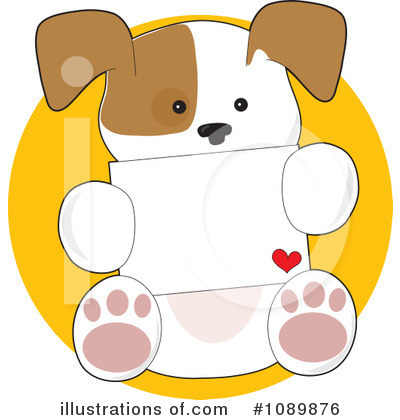 Royalty-Free (RF) Puppy Clipart Illustration by Maria Bell - Stock Sample #1089876