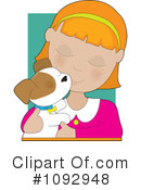 Puppy Clipart #1092948 by Maria Bell