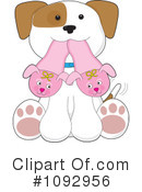 Puppy Clipart #1092956 by Maria Bell