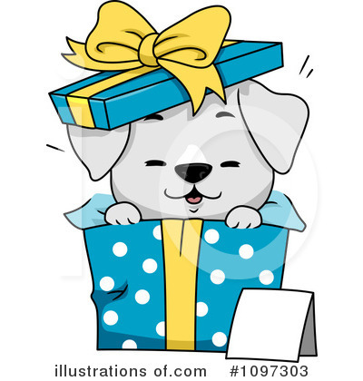 Royalty-Free (RF) Puppy Clipart Illustration by BNP Design Studio - Stock Sample #1097303