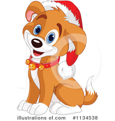 Christmas Puppy Clipart #1134538 by Pushkin