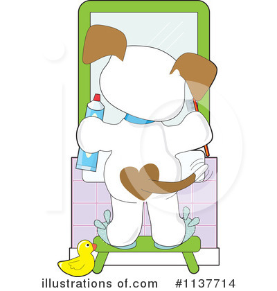 Royalty-Free (RF) Puppy Clipart Illustration by Maria Bell - Stock Sample #1137714