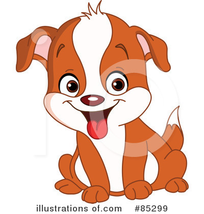 Royalty-Free (RF) Puppy Clipart Illustration by yayayoyo - Stock Sample #85299