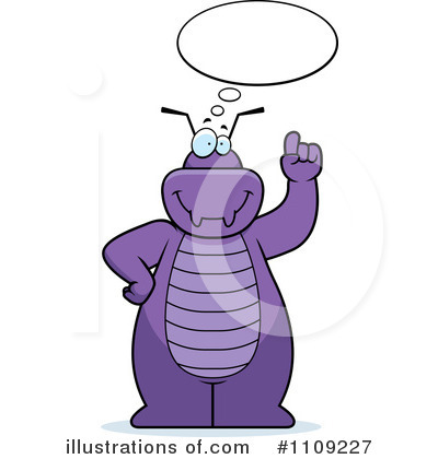 Royalty-Free (RF) Purple Bug Clipart Illustration by Cory Thoman - Stock Sample #1109227