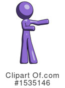 Purple Design Mascot Clipart #1535146 by Leo Blanchette