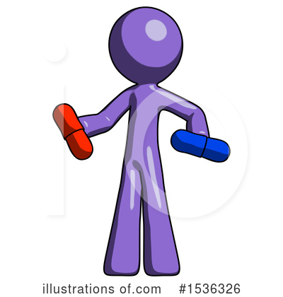 Royalty-Free (RF) Purple Design Mascot Clipart Illustration by Leo Blanchette - Stock Sample #1536326
