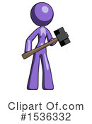 Purple Design Mascot Clipart #1536332 by Leo Blanchette