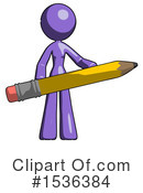 Purple Design Mascot Clipart #1536384 by Leo Blanchette